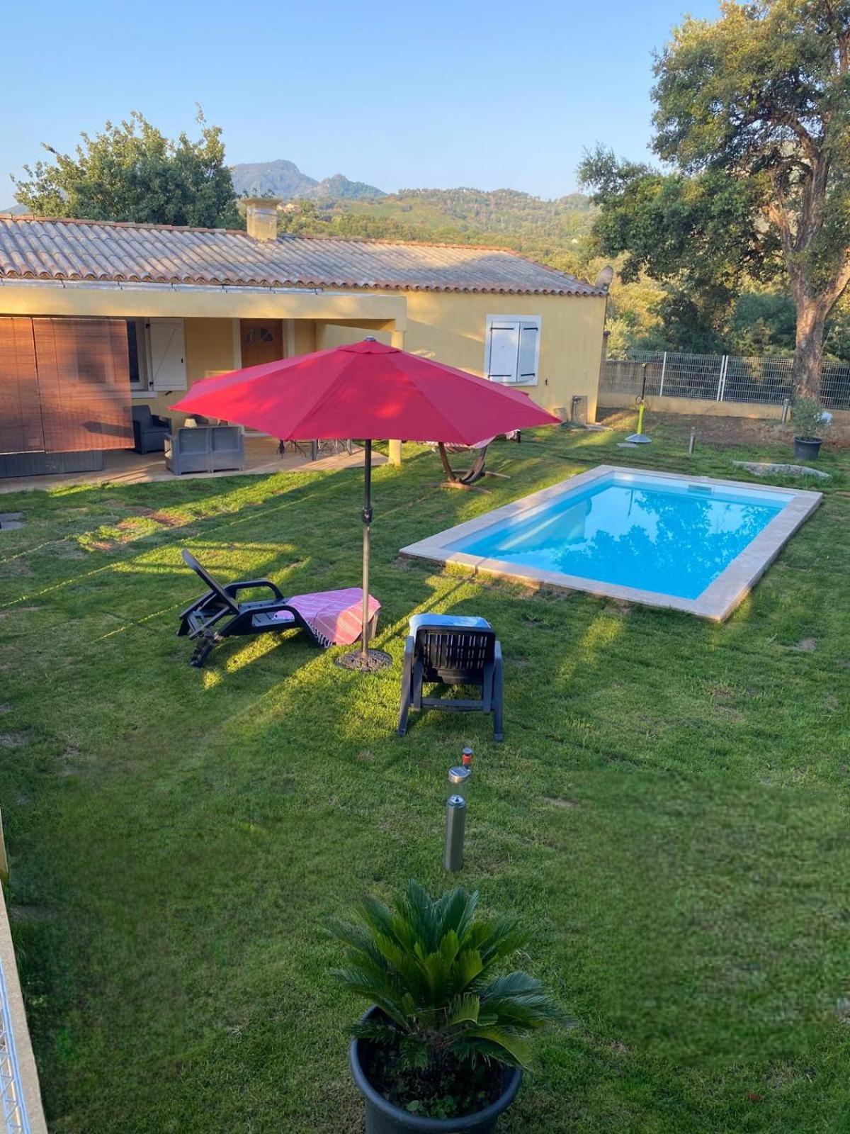 Agreable Rez De Jardin Avec Piscine Et Jacuzzi Apartamento Cervione Exterior foto
